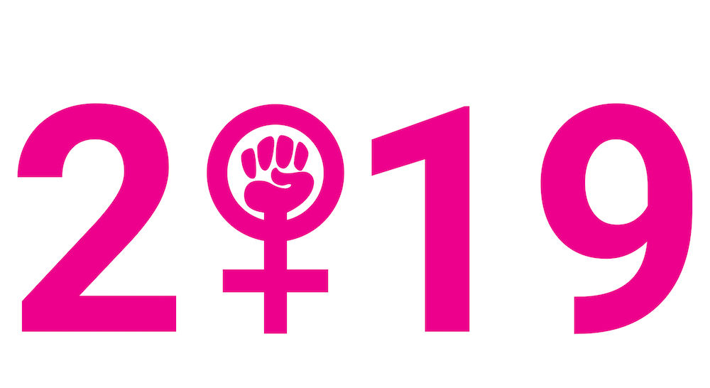Female symbol fist 2019